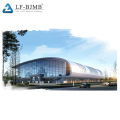 Estadio de fútbol prefabricado de estructura de techo de acero material